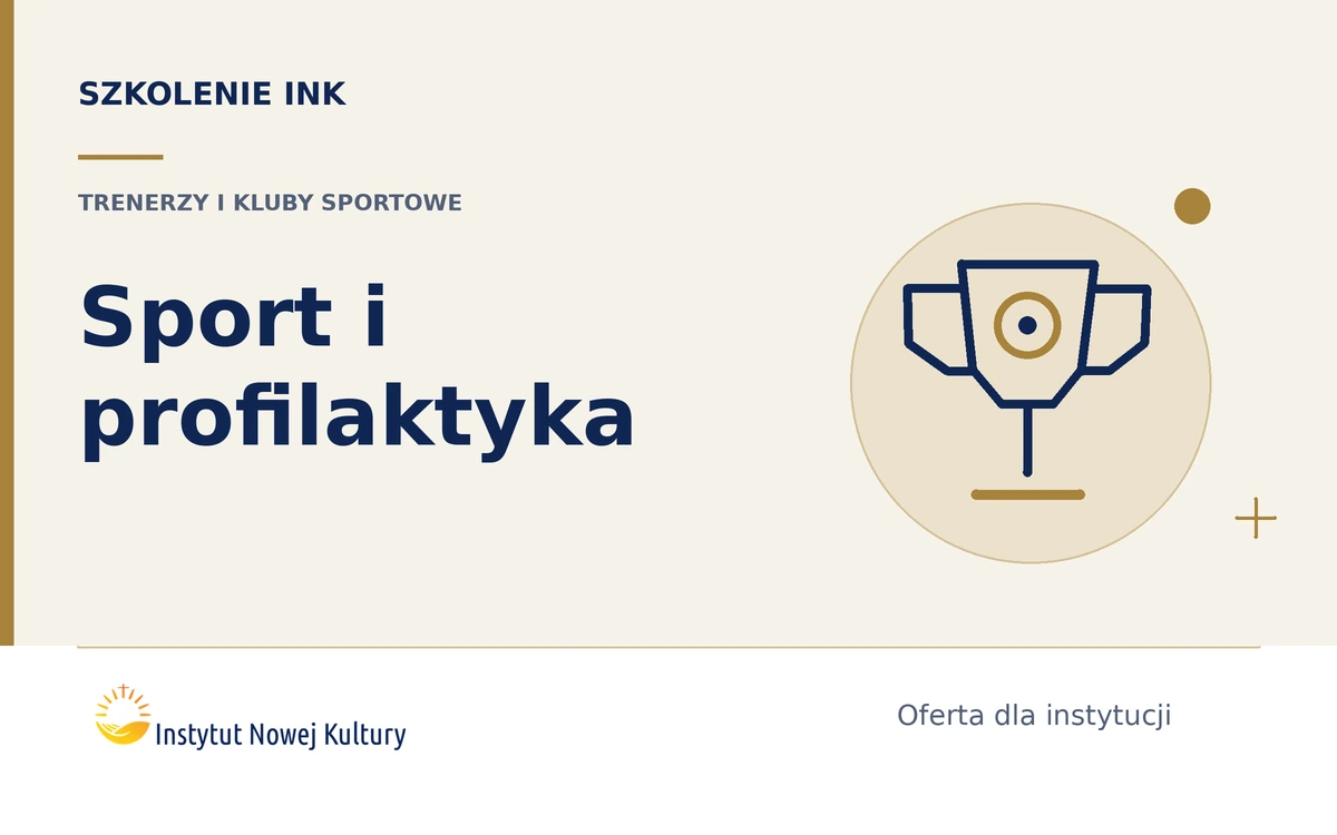 Sport w profilaktyce uzależnień &ndash; szkolenie dla trener&oacute;w i klub&oacute;w sportowych - grafika szkolenia