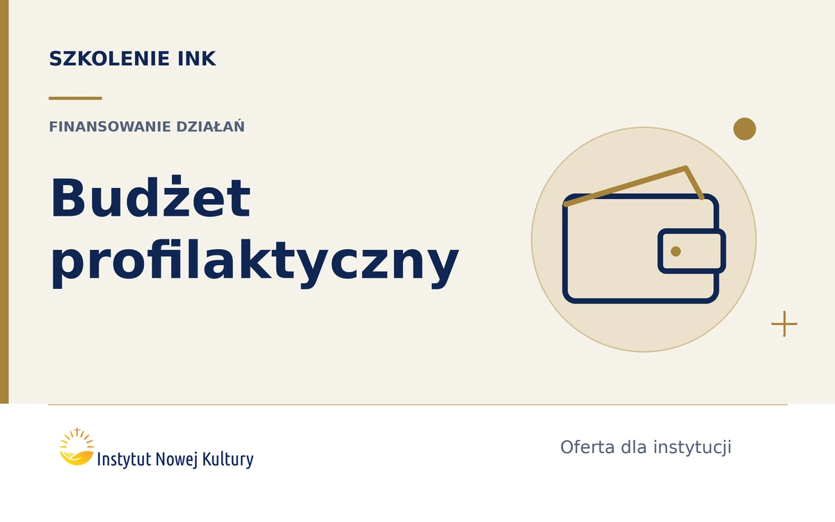 Budżet profilaktyczny bez wątpliwości &ndash; korkowe, małpkowe i finansowanie działań gminy - grafika szkolenia