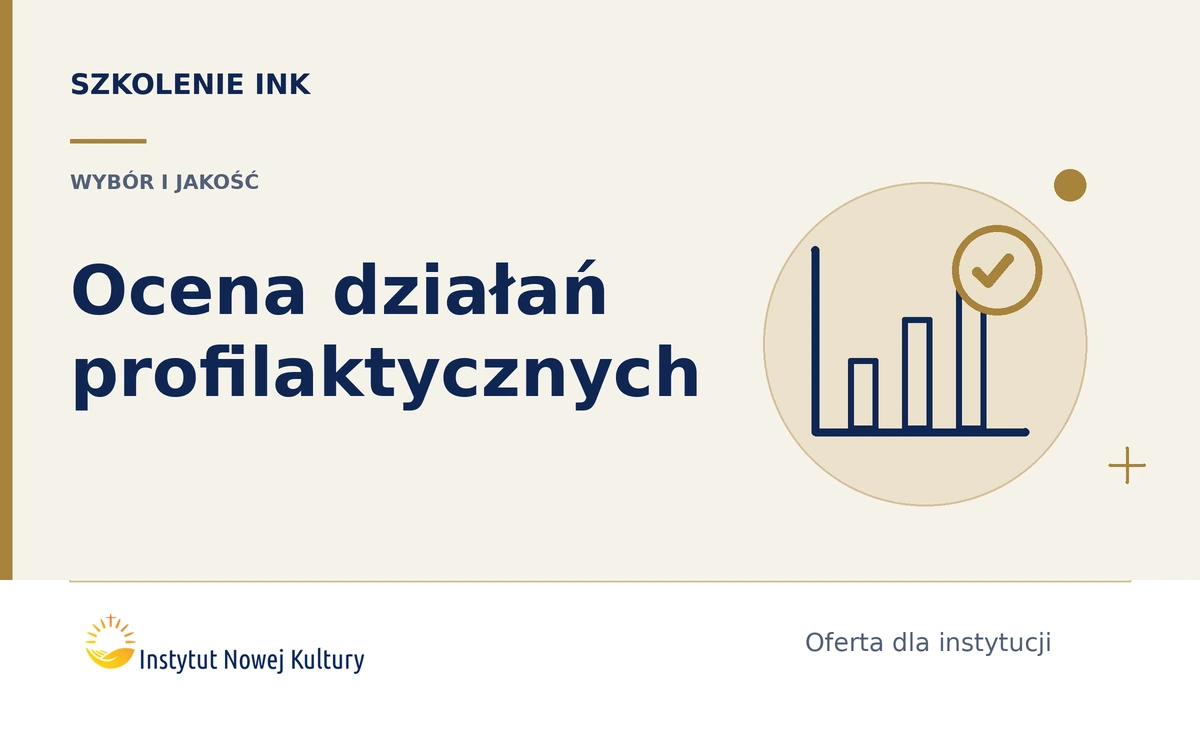 Efektowne czy efektywne? Jak wybierać i oceniać działania profilaktyczne w gminie - grafika szkolenia